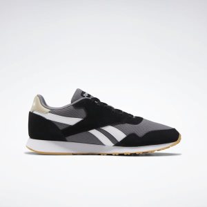 Adidasy Męskie Reebok Royal Ultra Czarne/Ciemny Szare/Beżowe PL 48GXBDZ